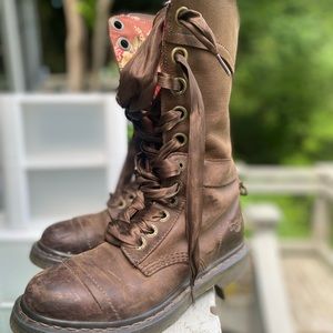 Rare doc marten combat boots